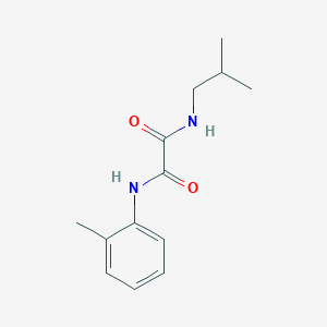 molecular formula C13H18N2O2 B5063275 N-(2-methylphenyl)-N'-(2-methylpropyl)ethanediamide CAS No. 6235-80-9
