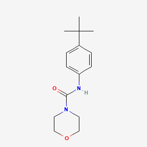 molecular formula C15H22N2O2 B5063411 N-(4-tert-butylphenyl)morpholine-4-carboxamide 