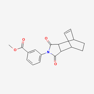 molecular formula C18H17NO4 B5063866 methyl 3-(1,3-dioxo-1,3,3a,4,7,7a-hexahydro-2H-4,7-ethanoisoindol-2-yl)benzoate 