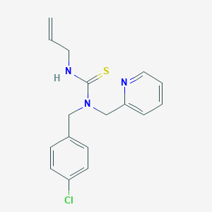 N'-allyl-N-(4-chlorobenzyl)-N-(2-pyridinylmethyl)thiourea