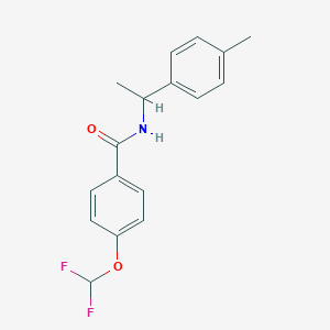 4-(difluoromethoxy)-N-[1-(4-methylphenyl)ethyl]benzamide
