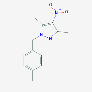 3,5-Dimethyl-1-[(4-methylphenyl)methyl]-4-nitropyrazole