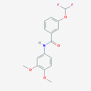 3-(difluoromethoxy)-N-(3,4-dimethoxyphenyl)benzamide