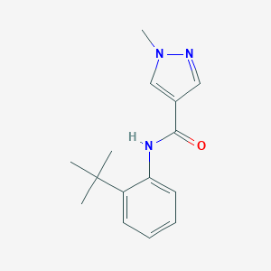 N-(2-tert-butylphenyl)-1-methyl-1H-pyrazole-4-carboxamide