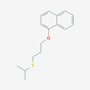 molecular formula C16H20OS B5064259 1-(3-Propan-2-ylsulfanylpropoxy)naphthalene 