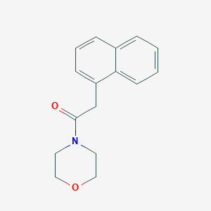 molecular formula C16H17NO2 B5064499 1-Morpholin-4-yl-2-naphthalen-1-ylethanone 