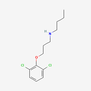 molecular formula C13H19Cl2NO B5064553 N-[3-(2,6-dichlorophenoxy)propyl]butan-1-amine 