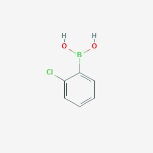 molecular formula C6H6BClO2 B050647 2-氯苯硼酸 CAS No. 3900-89-8