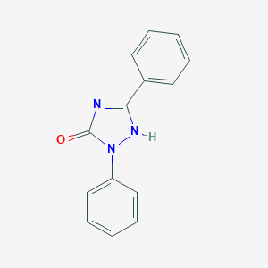 molecular formula C14H11N3O B050648 2,5-diphenyl-1H-1,2,4-triazol-3-one CAS No. 118946-49-9