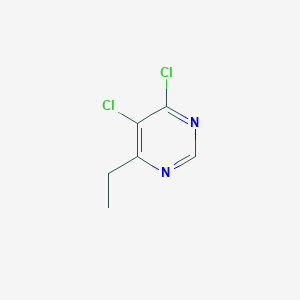 molecular formula C6H6Cl2N2 B050653 4,5-二氯-6-乙基嘧啶 CAS No. 115617-41-9