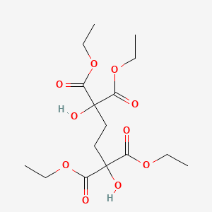 molecular formula C16H26O10 B5065381 tetraethyl 1,4-dihydroxy-1,1,4,4-butanetetracarboxylate 