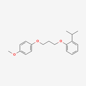 molecular formula C19H24O3 B5065723 1-Methoxy-4-[3-(2-propan-2-ylphenoxy)propoxy]benzene 
