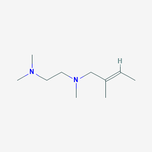 molecular formula C10H22N2 B5066536 N,N,N'-trimethyl-N'-[(E)-2-methylbut-2-enyl]ethane-1,2-diamine 