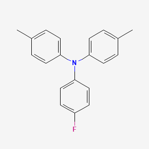 molecular formula C20H18FN B5067643 (4-fluorophenyl)bis(4-methylphenyl)amine 