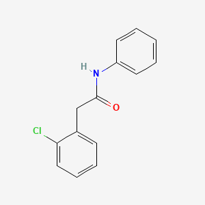 molecular formula C14H12ClNO B5067771 2-(2-chlorophenyl)-N-phenylacetamide 