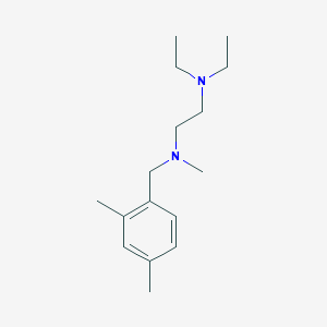 molecular formula C16H28N2 B5068452 N-[(2,4-dimethylphenyl)methyl]-N',N'-diethyl-N-methylethane-1,2-diamine 