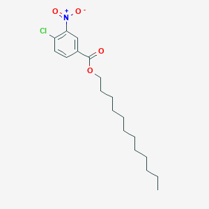 molecular formula C19H28ClNO4 B050686 十二烷基 4-氯-3-硝基苯甲酸酯 CAS No. 124809-77-4