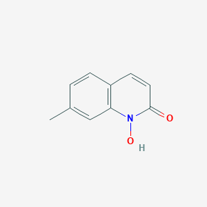 molecular formula C10H9NO2 B050691 1-Hydroxy-7-methylquinolin-2(1H)-one CAS No. 112590-57-5