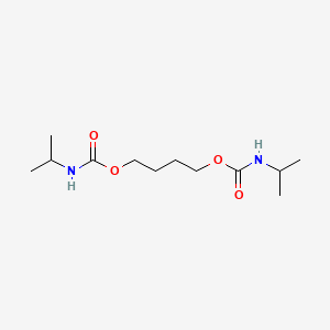 molecular formula C12H24N2O4 B5069464 4-(propan-2-ylcarbamoyloxy)butyl N-propan-2-ylcarbamate 