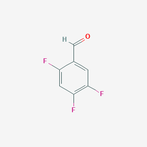 molecular formula C7H3F3O B050696 2,4,5-Trifluorobenzaldehyde CAS No. 165047-24-5