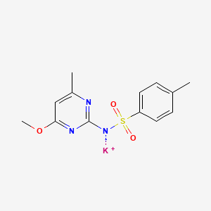 molecular formula C13H14KN3O3S B5069658 Potassium;(4-methoxy-6-methylpyrimidin-2-yl)-(4-methylphenyl)sulfonylazanide 
