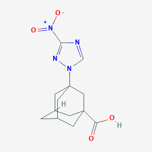 3-(3-nitro-1H-1,2,4-triazol-1-yl)adamantane-1-carboxylic acid