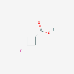 molecular formula C5H7FO2 B050716 3-Fluorocyclobutanecarboxylic acid CAS No. 122665-96-7