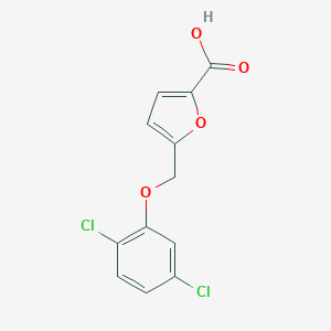 molecular formula C12H8Cl2O4 B507189 5-[(2,5-Dichlorophenoxy)methyl]furan-2-carboxylic acid CAS No. 364616-14-8