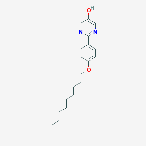 molecular formula C20H28N2O2 B050721 2-[4-(Decyloxy)phenyl]pyrimidin-5-OL CAS No. 124410-14-6