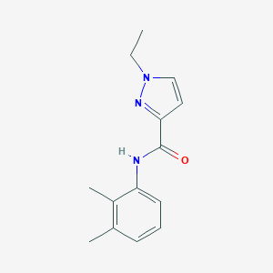 molecular formula C14H17N3O B507287 N-(2,3-dimethylphenyl)-1-ethyl-1H-pyrazole-3-carboxamide CAS No. 514801-30-0