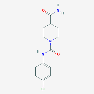 molecular formula C13H16ClN3O2 B5073065 N~1~-(4-chlorophenyl)-1,4-piperidinedicarboxamide 
