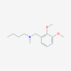 molecular formula C14H23NO2 B5073876 N-(2,3-dimethoxybenzyl)-N-methylbutan-1-amine 