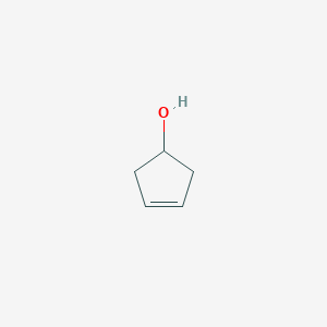 molecular formula C5H8O B050740 3-Cyclopentene-1-ol CAS No. 14320-38-8