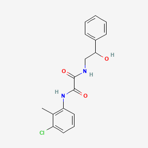 molecular formula C17H17ClN2O3 B5074208 N'-(3-chloro-2-methylphenyl)-N-(2-hydroxy-2-phenylethyl)oxamide 