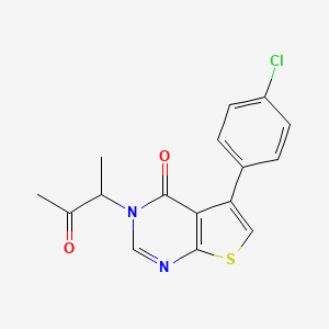 molecular formula C16H13ClN2O2S B5074556 MFCD02964308 