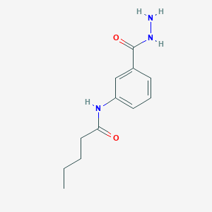 molecular formula C12H17N3O2 B5074646 N-[3-(hydrazinocarbonyl)phenyl]pentanamide 