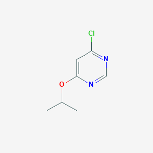 molecular formula C7H9ClN2O B050749 4-Chloro-6-isopropoxypyrimidine CAS No. 83774-13-4