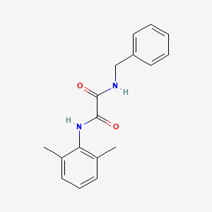molecular formula C17H18N2O2 B5074960 N-BENZYL-N-(2,6-DIMETHYLPHENYL)ETHANEDIAMIDE 