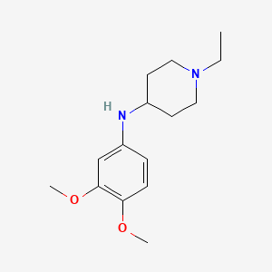 molecular formula C15H24N2O2 B5075579 N-(3,4-dimethoxyphenyl)-1-ethylpiperidin-4-amine 
