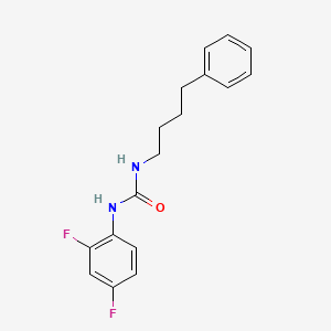 molecular formula C17H18F2N2O B5076301 N-(2,4-difluorophenyl)-N'-(4-phenylbutyl)urea 