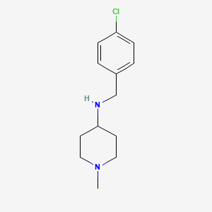 molecular formula C13H19ClN2 B5076403 N-(4-chlorobenzyl)-1-methyl-4-piperidinamine 