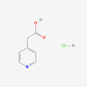 molecular formula C7H8ClNO2 B050771 4-Pyridineacetic acid hydrochloride CAS No. 6622-91-9