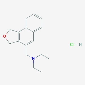 molecular formula C17H22ClNO B5077362 N-(1,3-dihydrobenzo[e][2]benzofuran-4-ylmethyl)-N-ethylethanamine;hydrochloride 