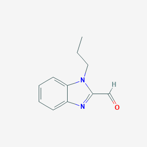 molecular formula C11H12N2O B050776 1-丙基-1H-苯并咪唑-2-甲醛 CAS No. 123511-50-2