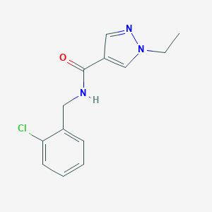 N-(2-chlorobenzyl)-1-ethyl-1H-pyrazole-4-carboxamide