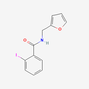 molecular formula C12H10INO2 B5077972 N-(2-furylmethyl)-2-iodobenzamide CAS No. 6341-36-2