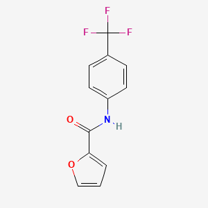 molecular formula C12H8F3NO2 B5077979 N-[4-(trifluoromethyl)phenyl]furan-2-carboxamide 