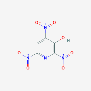 molecular formula C5H2N4O7 B5078272 2,4,6-trinitropyridin-3-ol CAS No. 98027-99-7