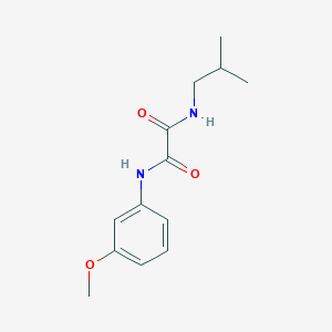 molecular formula C13H18N2O3 B5078355 N'-(3-methoxyphenyl)-N-(2-methylpropyl)oxamide 