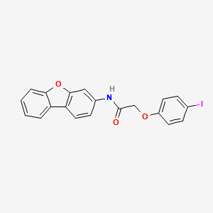 molecular formula C20H14INO3 B5078447 N-(Dibenzo[B,D]furan-3-YL)-2-(4-iodophenoxy)acetamide 